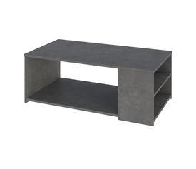 Τραπεζάκι σαλονιού Berg χρώμα γκρι ρετρό 110x60x40εκ.