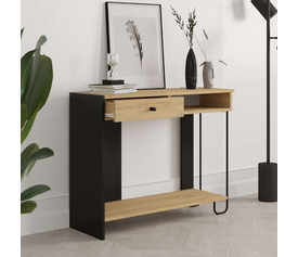 Κονσόλα Sirius χρώμα sapphire oak - silky black 100x35x79εκ.