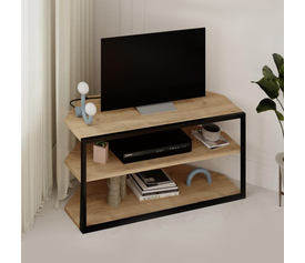 Έπιπλο τηλεόρασης γωνιακό Echo χρώμα sapphire oak 98x37x45εκ.