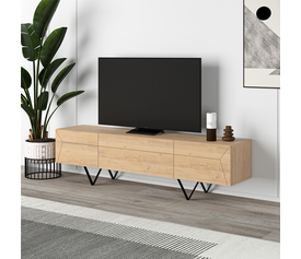 Έπιπλο τηλεόρασης Jacomen χρώμα sapphire oak 160x35x43εκ.