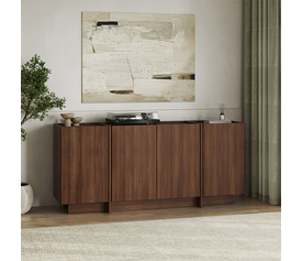 Μπουφές Dorma χρώμα καρυδί milano 180x45x80,2εκ.