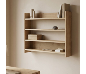 Ραφιέρα τοίχου Lane χρώμα sapphire oak 85x15x66εκ.