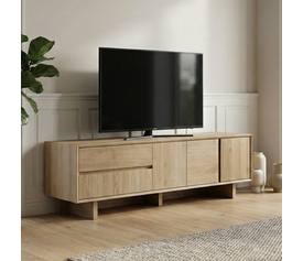 Έπιπλο τηλεόρασης Capri χρώμα sapphire oak 180x45x55εκ.