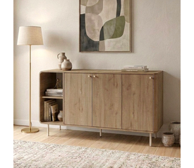 Μπουφές Colia χρώμα sepet oak 150x44x80εκ.