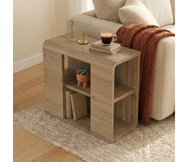 Τραπεζάκι βοηθητικό Colia χρώμα sepet oak 58x25x50εκ.
