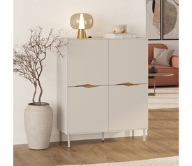Μπουφές Marquise χρώμα sandstone 98x40x120εκ.