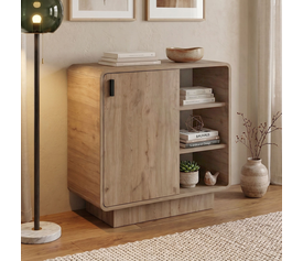 Μπουφές Rovel Mχρώμα sepet oak 80,3x39x80,4εκ.