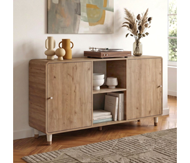 Μπουφές Doro χρώμα sepet oak 150,2x39x81εκ.