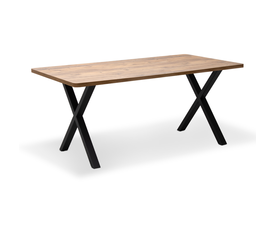 Τραπέζι Jeremy Mdf - μεταλλικό χρώμα ακακίας 140x80x75εκ.