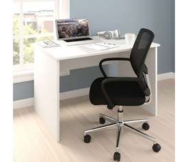 Γραφείο εργασίας Kalen χρώμα λευκό 90x60x74εκ.