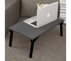 Τραπεζάκι laptop Sidon χρώμα ανθρακί 60x35,5x23,5εκ.