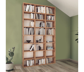 Βιβλιοθήκη Fyodor χρώμα pine oak 102x16x178εκ.