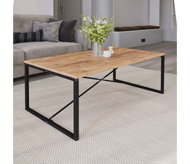 Τραπεζάκι σαλονιού Harte χρώμα pine oak 100x55x42εκ.