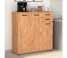 Παπουτσοθήκη - ντουλάπι Polly χρώμα pine oak 108x35x108εκ.