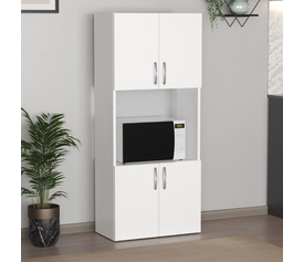 Ντουλάπα κουζίνας Armado χρώμα λευκό 60x32x140εκ.