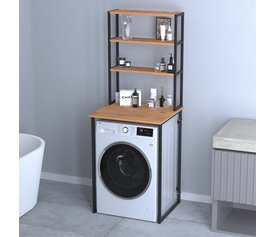 Έπιπλο πλυντηρίου Bobby χρώμα pine oak 67x60x178εκ.