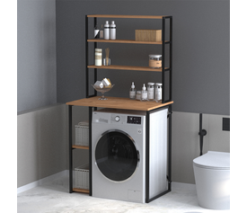 Έπιπλο πλυντηρίου Berkus χρώμα pine oak 90x60x178εκ.