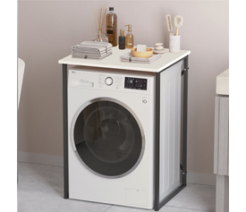 Έπιπλο πλυντηρίου Doyle χρώμα λευκό 67x60x92,8εκ.