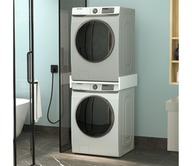 Βάση στήριξης πλυντηρίου - στεγνωτηρίου Sunta χρώμα λευκό 65,8x61,9x15εκ.