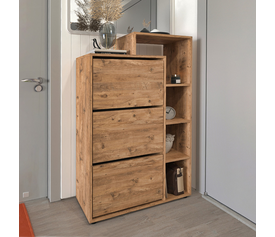 Παπουτσοθήκη Lego χρώμα pine oak 90x32x143εκ.