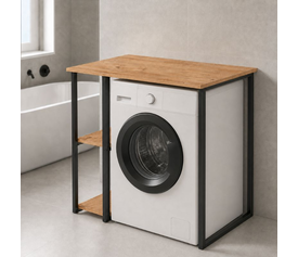 Έπιπλο πλυντηρίου Verno χρώμα pine oak 90x59,8x92,8εκ.