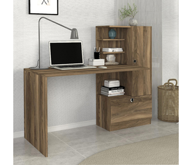 Γραφείο εργασίας Merino χρώμα καρυδί 149,5x61,8x120εκ.