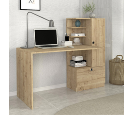 Γραφείο εργασίας Merino χρώμα sapphire oak 149,5x61,8x120εκ.