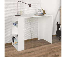 Γραφείο εργασίας Netenia χρώμα λευκό 90x40x74εκ.