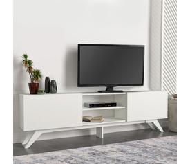 Έπιπλο τηλεόρασης Jarvis χρώμα λευκό 180x31,3x58εκ.