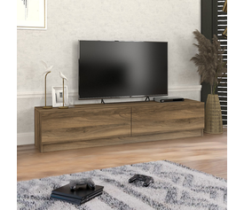 Έπιπλο τηλεόρασης Ahenk χρώμα καρυδί 160x31,3x32,9εκ.