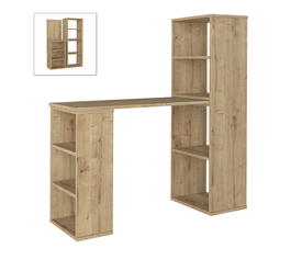 Γραφείο εργασίας πολυμορφικό Last χρώμα sapphire oak 119x44,7x123εκ.