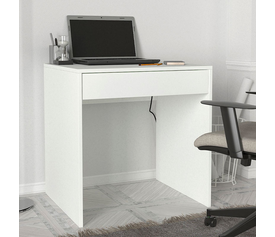 Γραφείο εργασίας Mida χρώμα λευκό 72x60x73,8εκ.