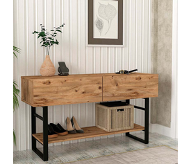 Κονσόλα Aron χρώμα atlantic pine 138,8x41x75,7εκ.