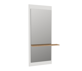 Καθρέπτης τοίχου Piyar χρώμα λευκό 60x14,6x150εκ.
