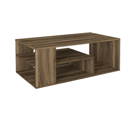 Τραπεζάκι σαλονιού Abdera χρώμα καρυδί 110x60x42εκ.