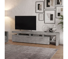 Έπιπλο Τηλεόρασης Γκρι Σκυρόδεμα 220x40x52 cm