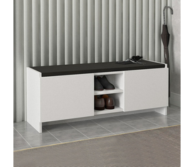 Παπουτσοθήκη Verly χρώμα λευκό 110x33,2x43εκ.