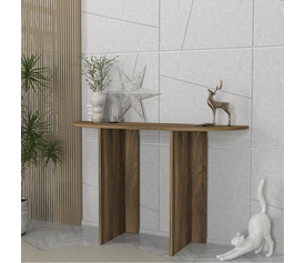 Κονσόλα Cortado χρώμα καρυδί 120x35x75εκ.