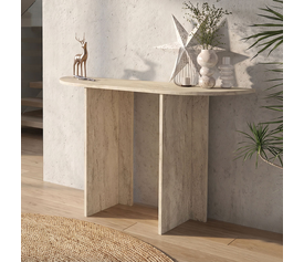 Cortado Travertine Console 120 x 35 x 75 cm