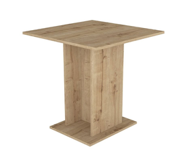 Τραπέζι Allos Megapap χρώμα sapphire oak 75x75x77εκ.