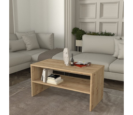 Τραπεζάκι σαλονιού Eleva χρώμα sapphire oak 90x44,6x46,4εκ.