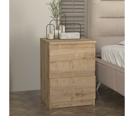 Κομοδίνο Breve χρώμα sapphire oak 39,8x41,8x55εκ.