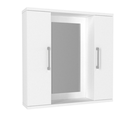 Καθρέπτης μπάνιου Surra χρώμα λευκό 65x15,3x65εκ.