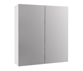 Καθρέπτης μπάνιου Binary χρώμα λευκό 60x17,2x65εκ.