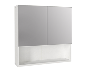 Καθρέπτης μπάνιου Trama χρώμα λευκό 60x16,8x65εκ.