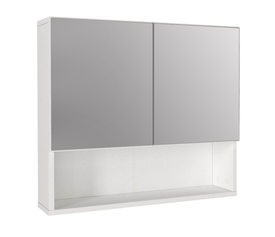 Καθρέπτης μπάνιου Trama χρώμα λευκό 75x16,8x65εκ.