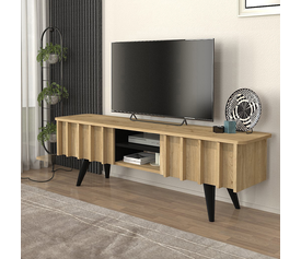 Έπιπλο τηλεόρασης Gemma χρώμα sepet oak 150x35x46,7εκ.