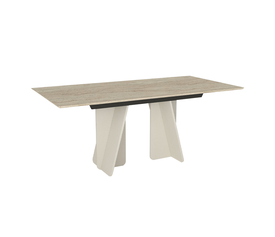 Τραπέζι Sevilla χρώμα sandstone - travertine 180x90x75εκ.