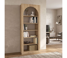 Βιβλιοθήκη Voila Sepet Oak 74x35x180 εκ.