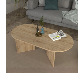 Τραπεζάκι σαλονιού Cortado χρώμα sapphire oak 120x60x39,6εκ.